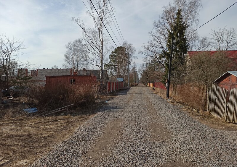 После поворота